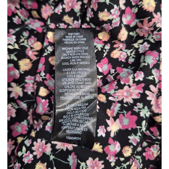 WAYF Floral Halter Neck Bodysuit With Adjustable Tie/Sz. XL, NWOT - Picture 5 of 5